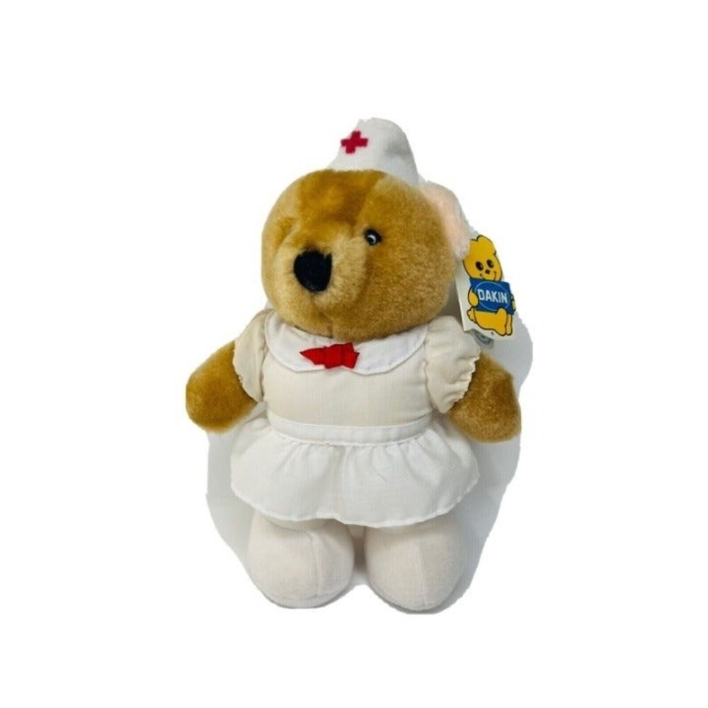 Dakin Applause Career Teddies Nurse Nancy 9" RN Plush Nurse Doll Retired NoS NWT